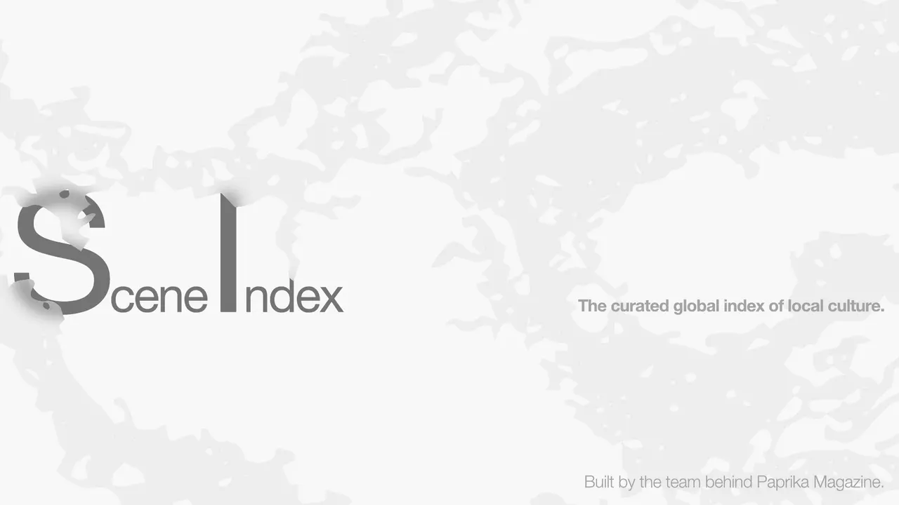 sceneindex — pitch deck, slide 1